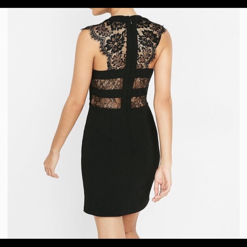 Express Lace Sheath Dress